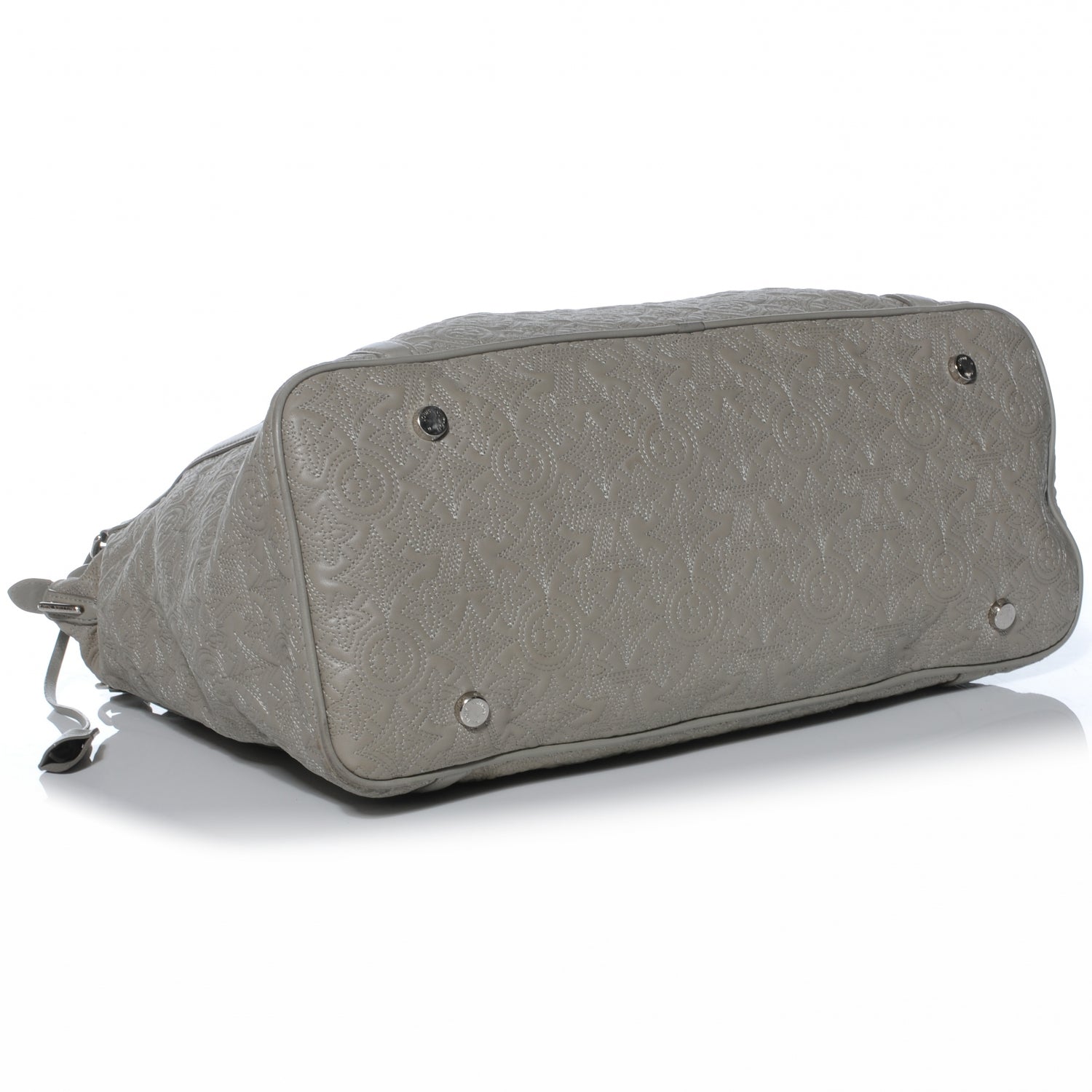 Louis Vuitton Monogram Lambskin Antheia IXIA GM Gris Clair 4 of 7