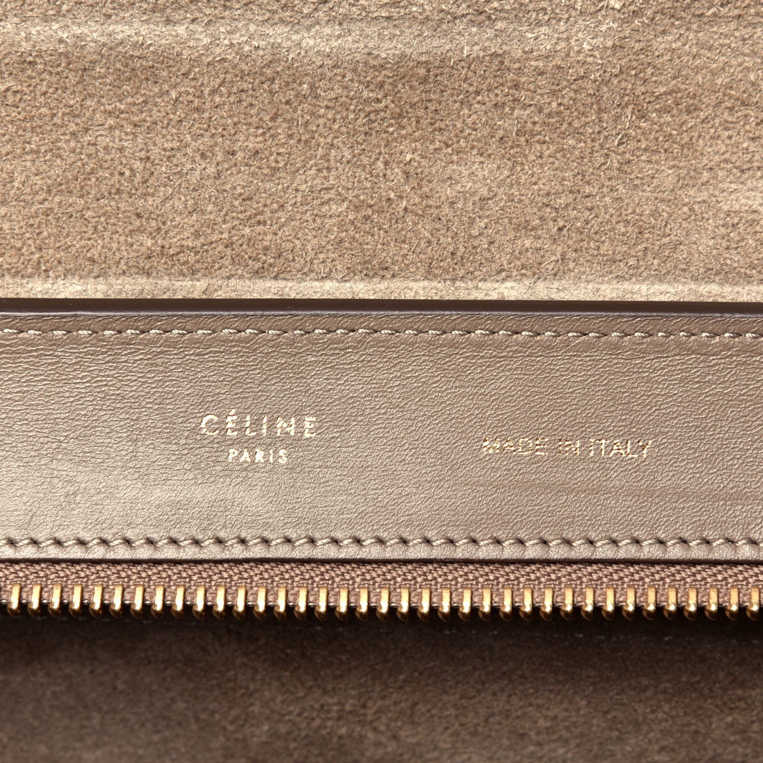 Celine Smooth Calfskin Medium Trapeze Souris 7 of 9