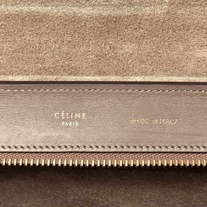 Celine Smooth Calfskin Medium Trapeze Souris 7 of 9