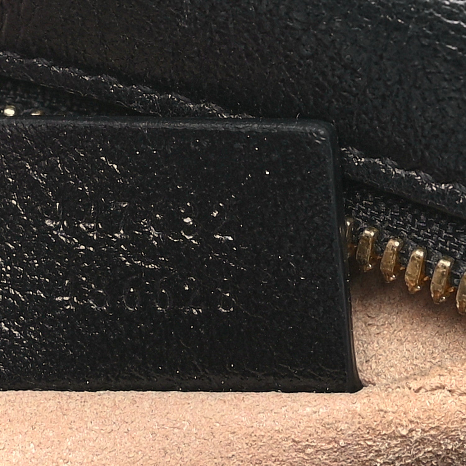 Gucci Monogram Matelasse Diagonal Small GG Marmont Chain Shoulder Bag Beige Black 7 of 13