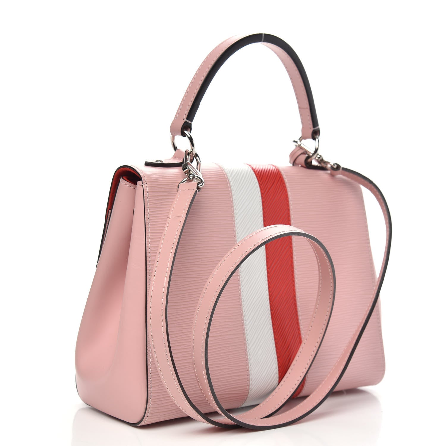 Louis Vuitton Epi Cluny MM Rose Ballerine Stripe 4 of 13