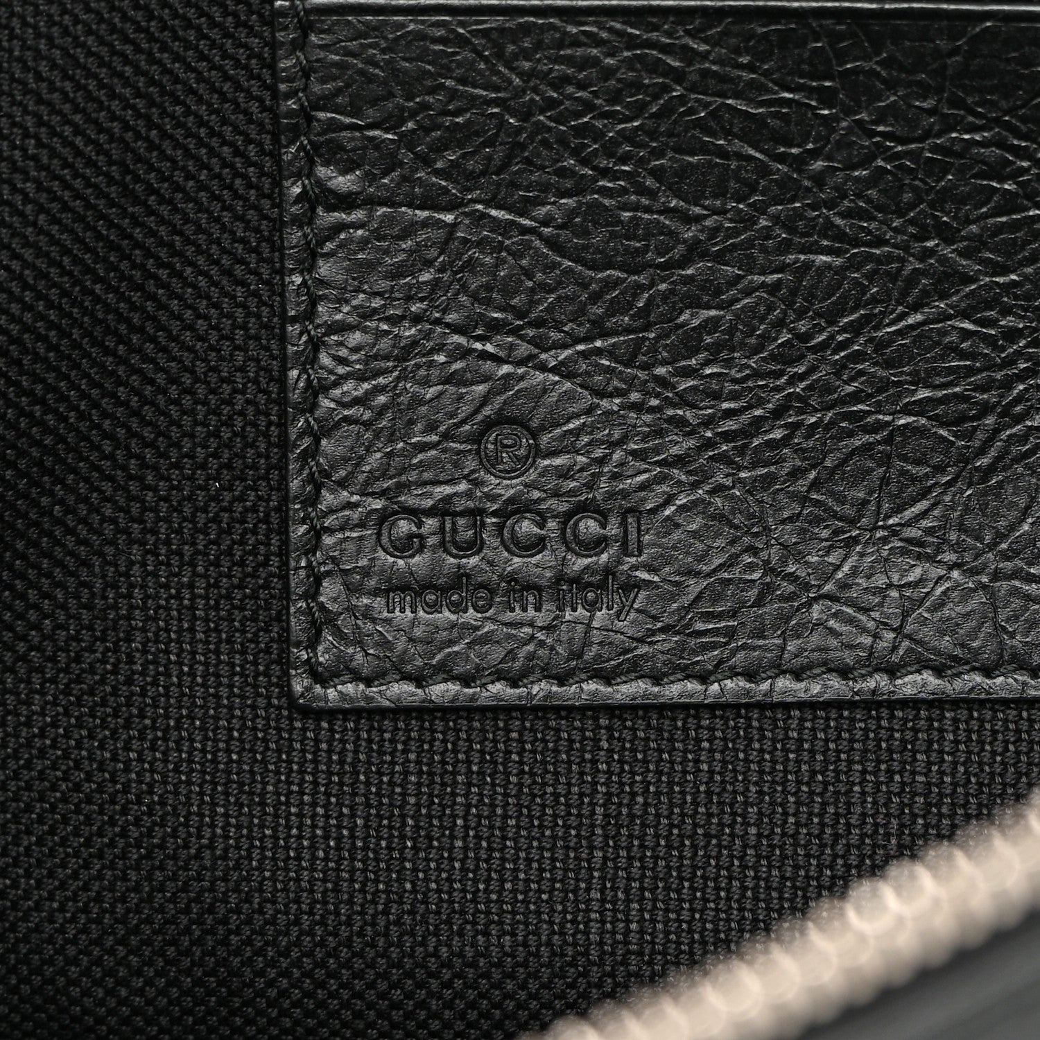 Gucci Fluffy Calfskin Morpheus Messenger Bag Black 7 of 11