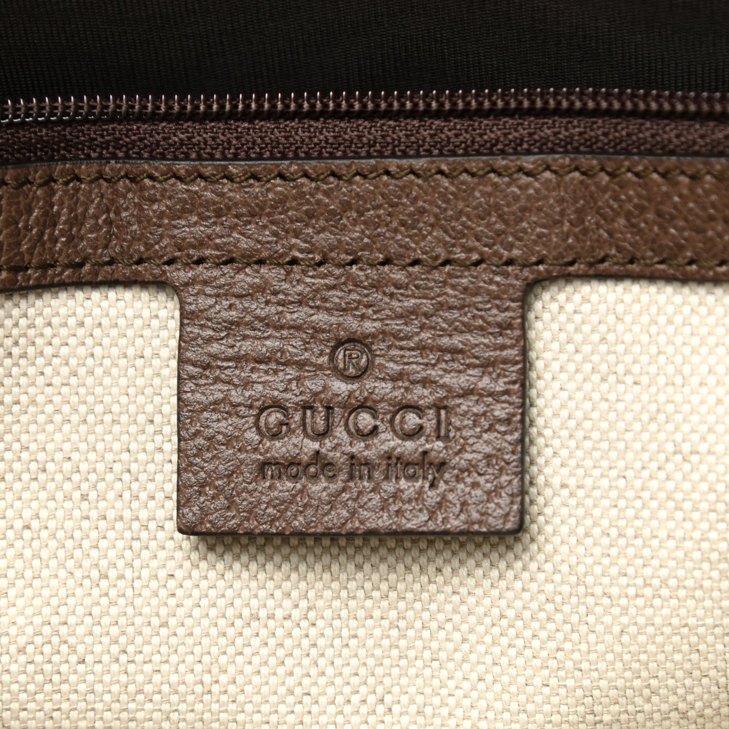 Gucci GG Supreme Monogram Web Toiletry Case Brown 8 of 11