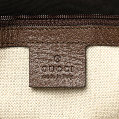 Gucci GG Supreme Monogram Web Toiletry Case Brown 8 of 11