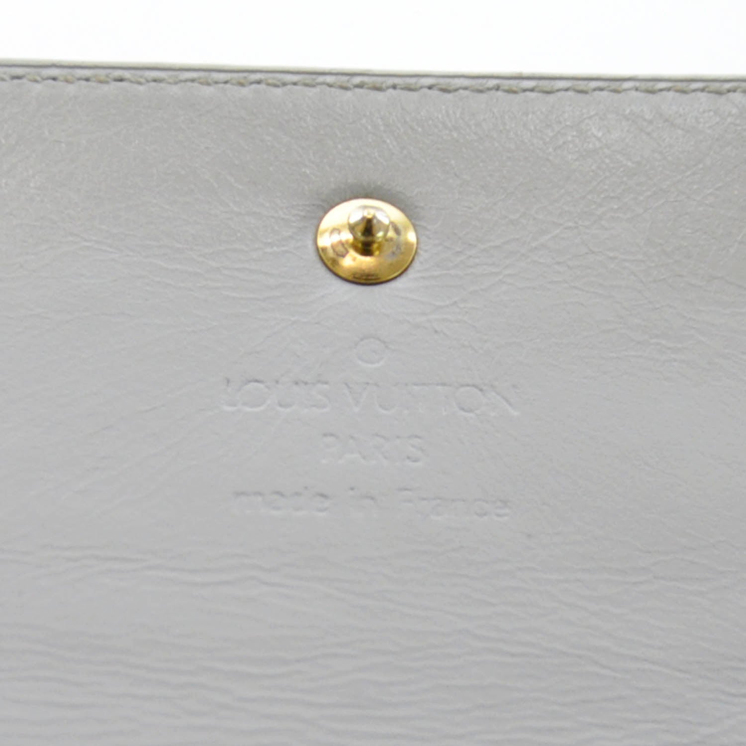 Louis Vuitton Vernis Porte Tresor International Wallet Silver 6 of 6