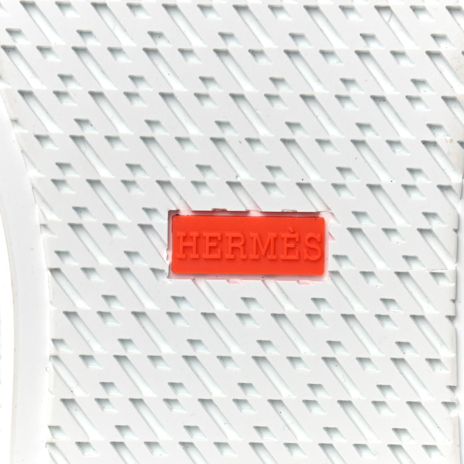Hermes Calfskin Perforated Day Sneakers 37 White 6 of 9