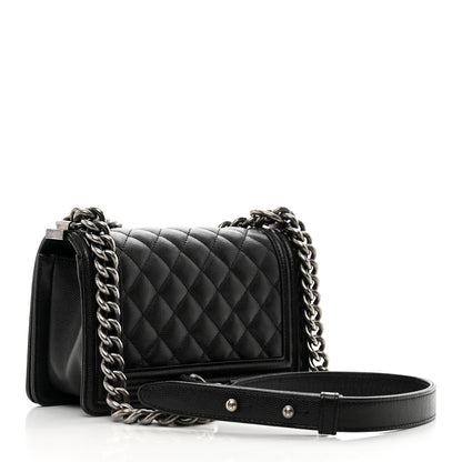 Chanel Caviar Quilted Small Boy Flap Black 3 of 10
