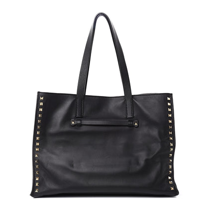 Valentino Garavani Nappa Medium Rockstud Soft Tote Black 1 of 14