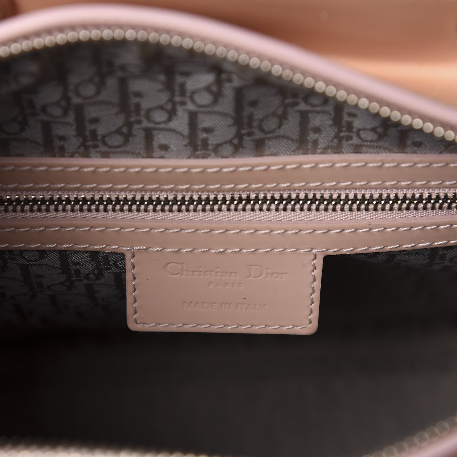 Christian Dior Patent Cannage Large Lady Dior Light Pink 8 of 11