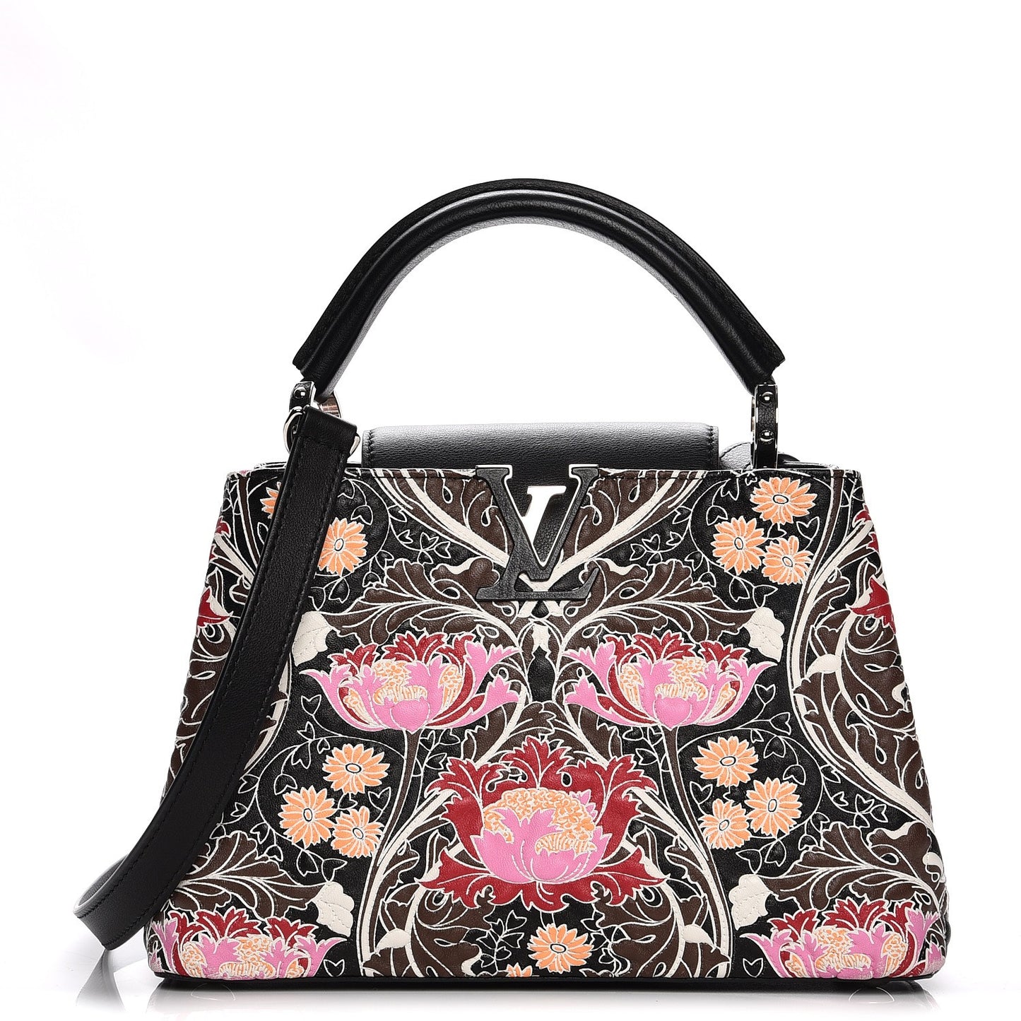 Lambskin Capucines BB Wildflowers Black