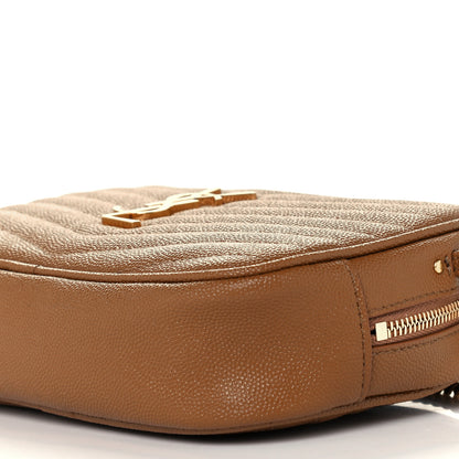 Saint Laurent Grain De Poudre Matelasse Monogram Mini Lou Camera Bag Dark Natural 10 of 10