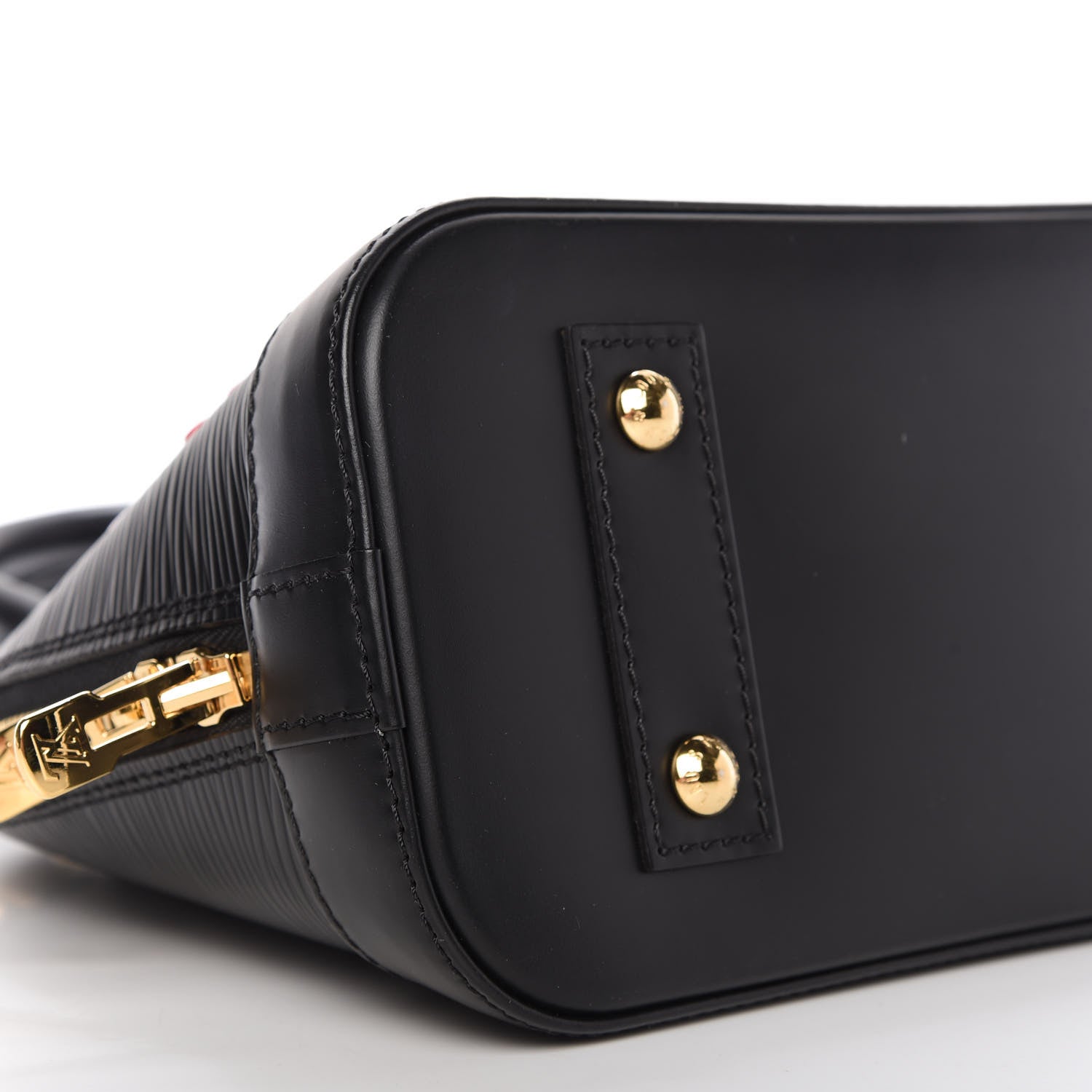 Louis Vuitton Epi Blooming Flowers Alma BB Black 6 of 9