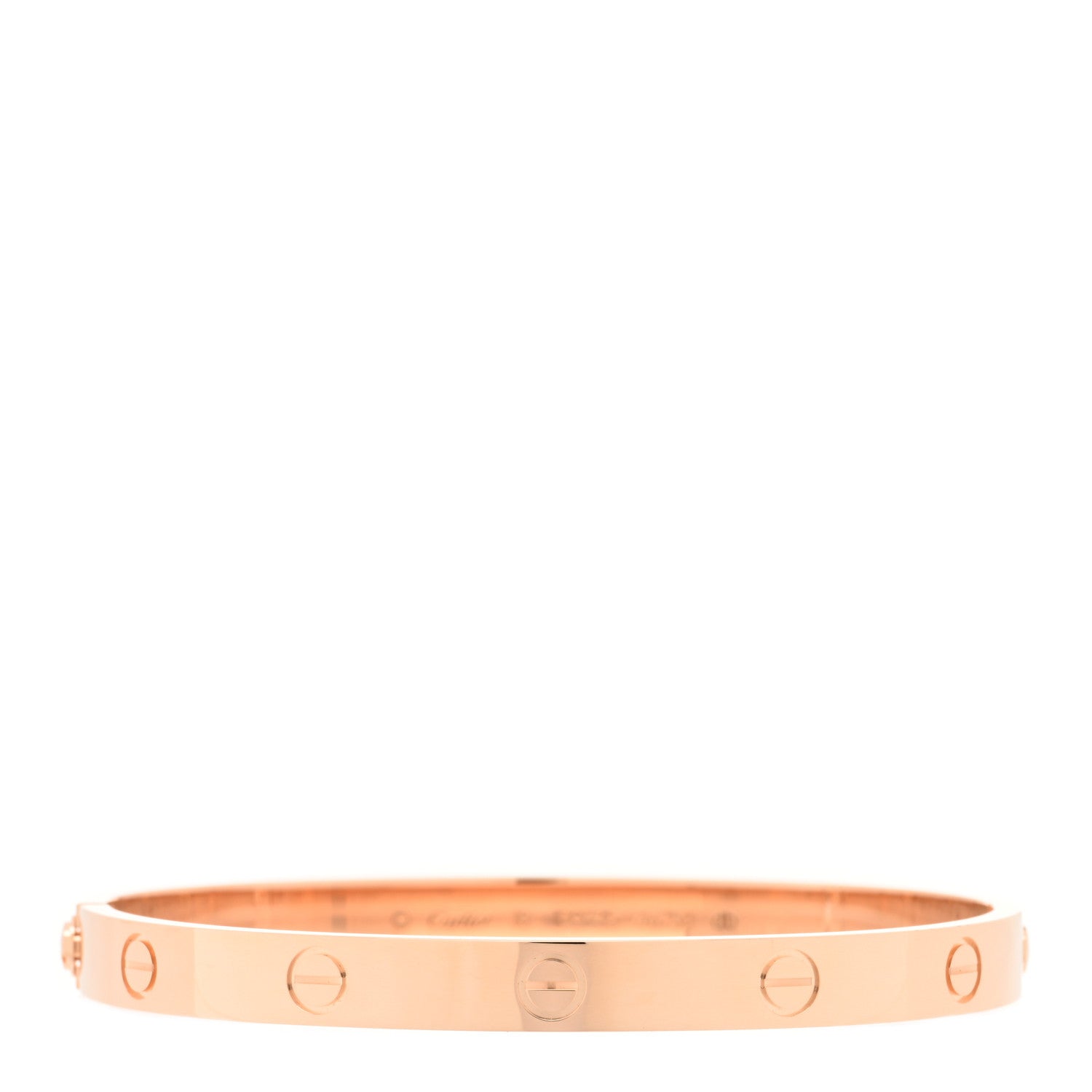 Cartier 18K Pink Gold LOVE Bracelet 18 1 of 4
