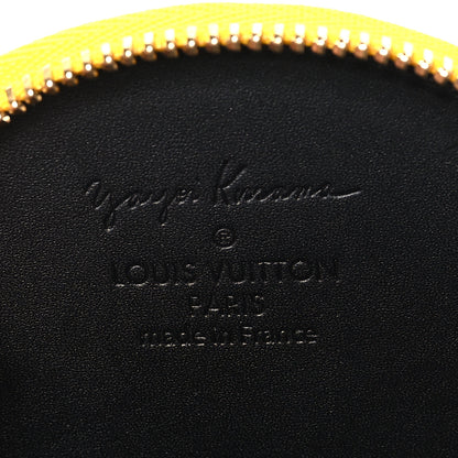 Louis Vuitton Vernis Kusama Infinity Dots Chapeau Coin Purse Yellow 6 of 8
