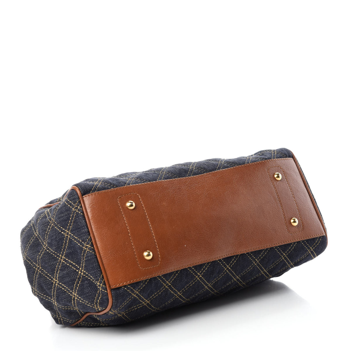 Denim Quilted Mini Stam Blue