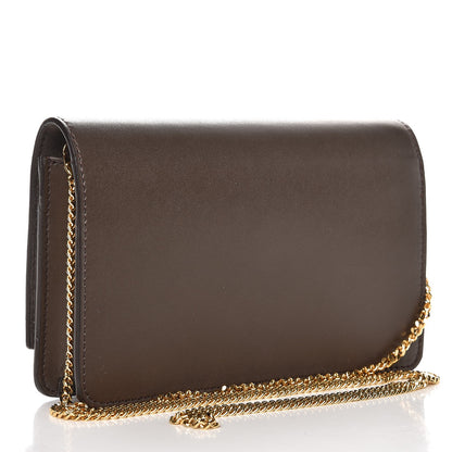 Fendi Vitello Liberty Studded Tube Wallet On Chain Carbone Multicolor 3 of 7