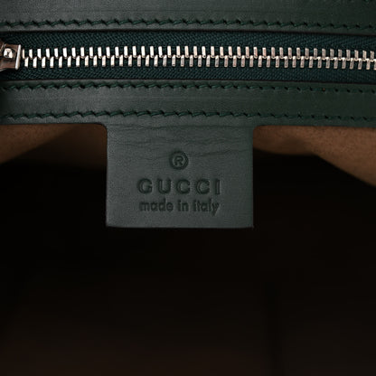 Gucci GG Supreme Monogram Bloom Butterfly Embroidered Medium Boston Green 6 of 10