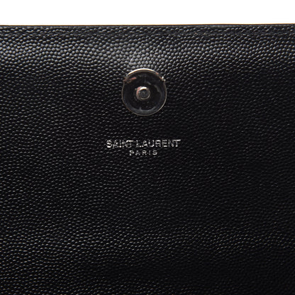 Saint Laurent Grain De Poudre Small Monogram Kate Satchel Black 6 of 10