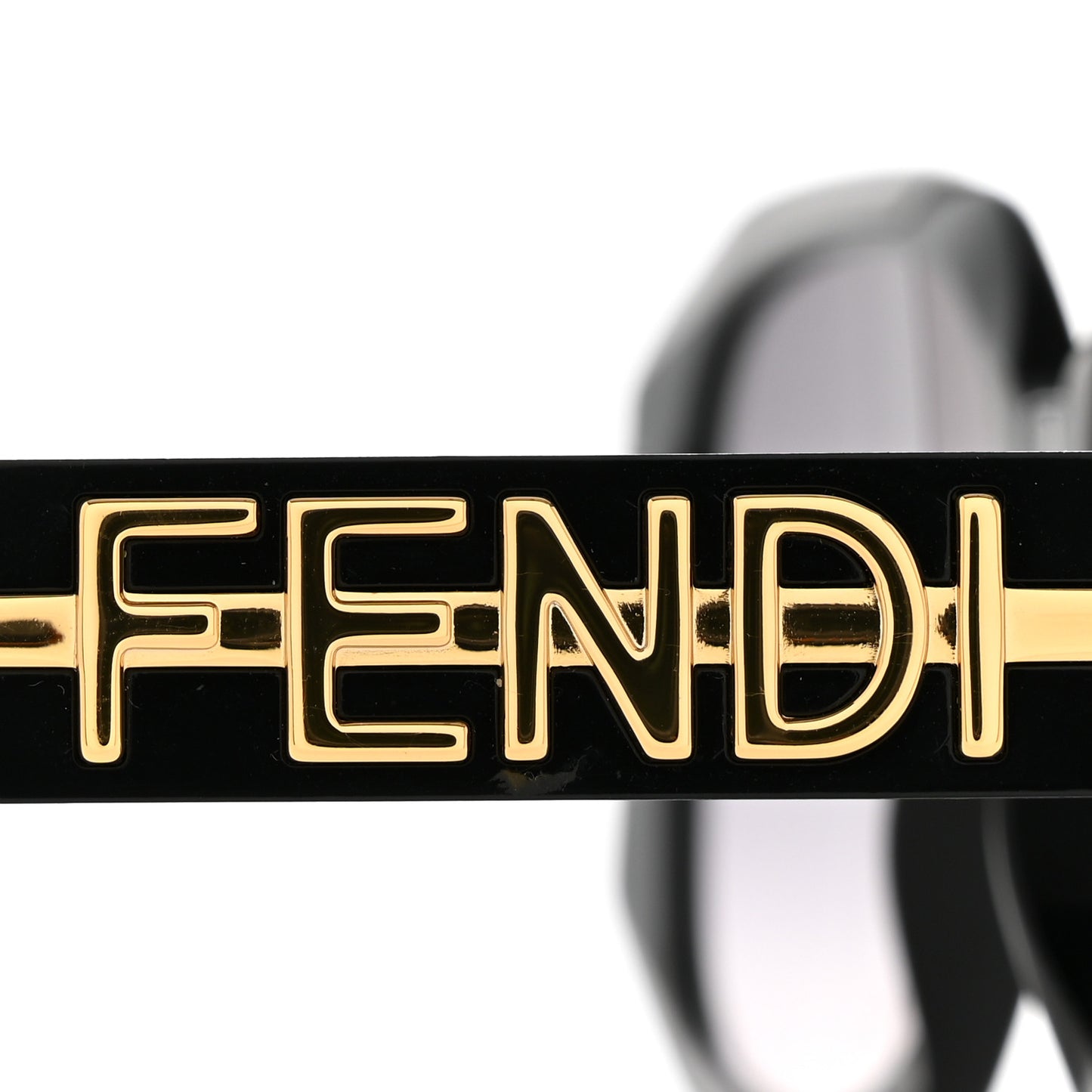 Acetate Fendigraphy Sunglasses FE40065I Black