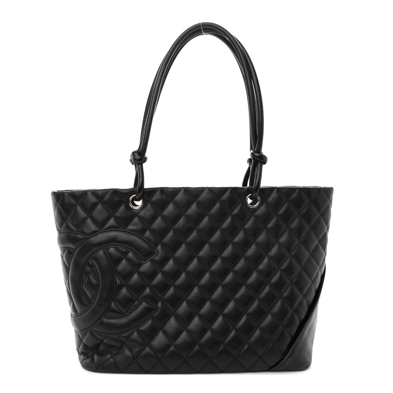 Chanel Calfskin Quilted Large Cambon Tote Black 1 of 25