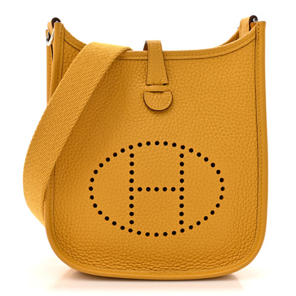 Hermes Taurillon Clemence Evelyne TPM Jaune Ambre 1 of 12