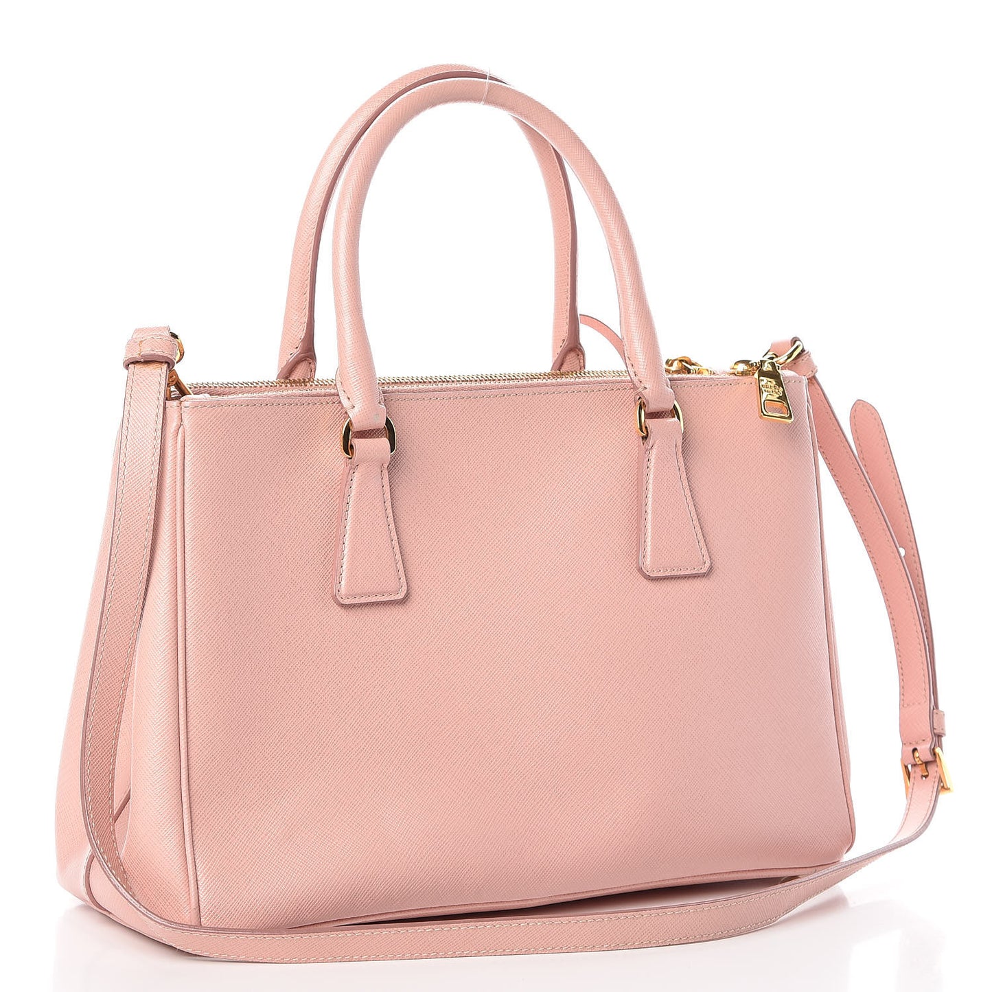 Saffiano Small Galleria Double Zip Tote Orchidea