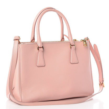 Prada Saffiano Small Galleria Double Zip Tote Orchidea 3 of 12