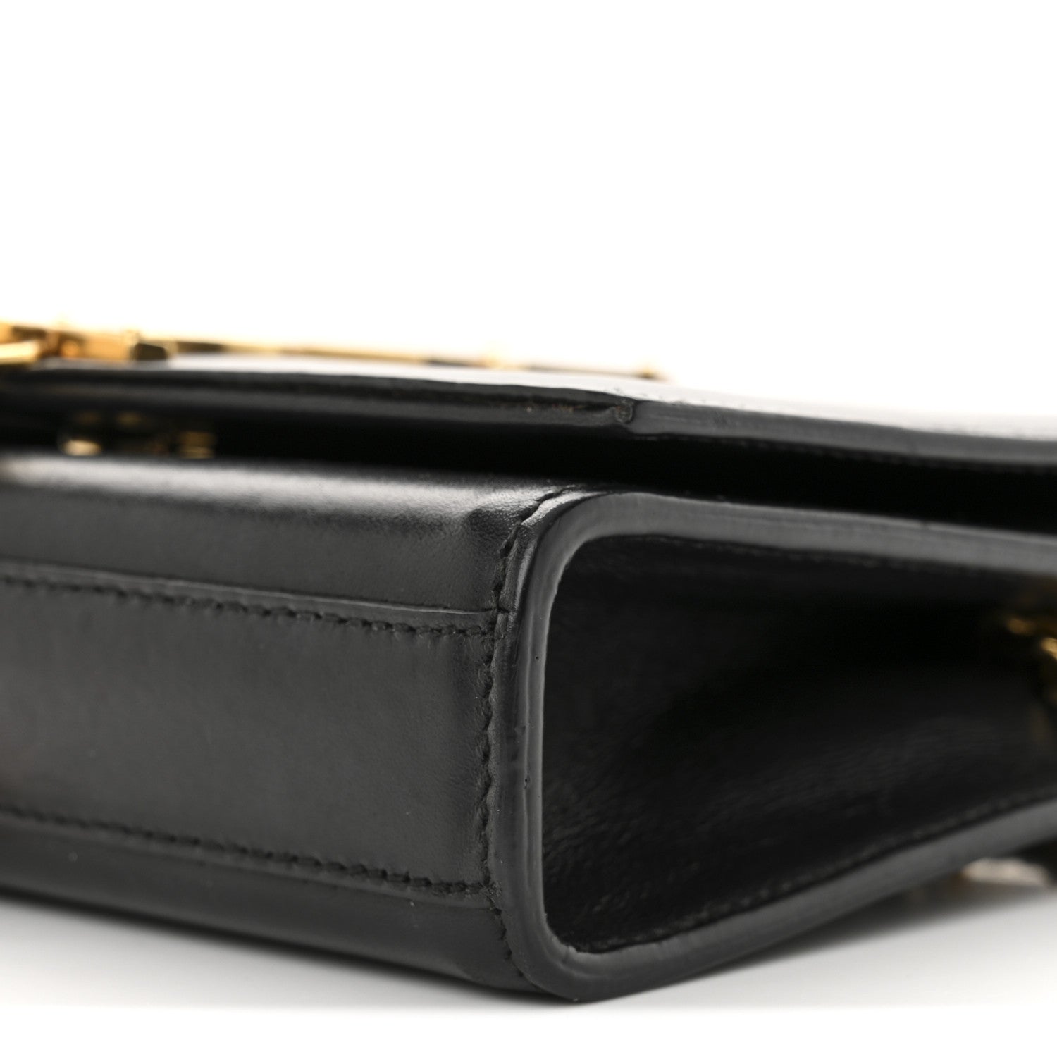 Saint Laurent Calfskin Small Classic Monogram Kate Tassel Satchel Black 10 of 14