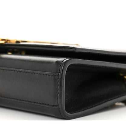 Saint Laurent Calfskin Small Classic Monogram Kate Tassel Satchel Black 10 of 14