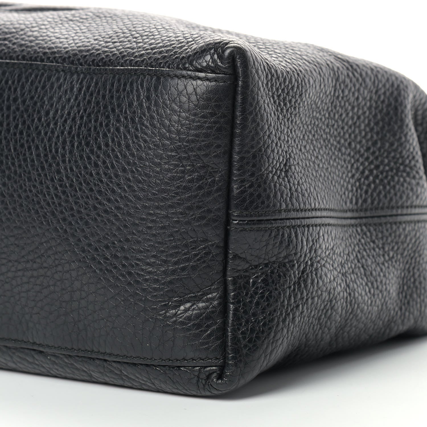 Gucci Pebbled Calfskin Medium Soho Chain Shoulder Bag Black 9 of 17