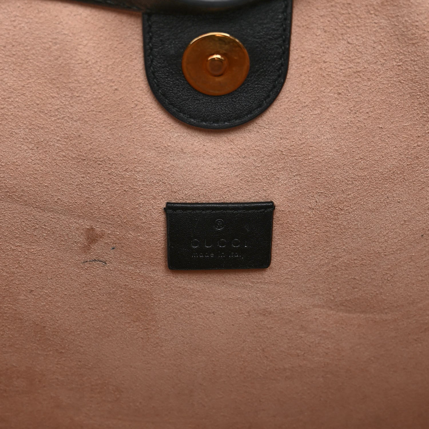 Gucci Velvet GG Monogram Large Rajah Chain Tote Brown 7 of 10