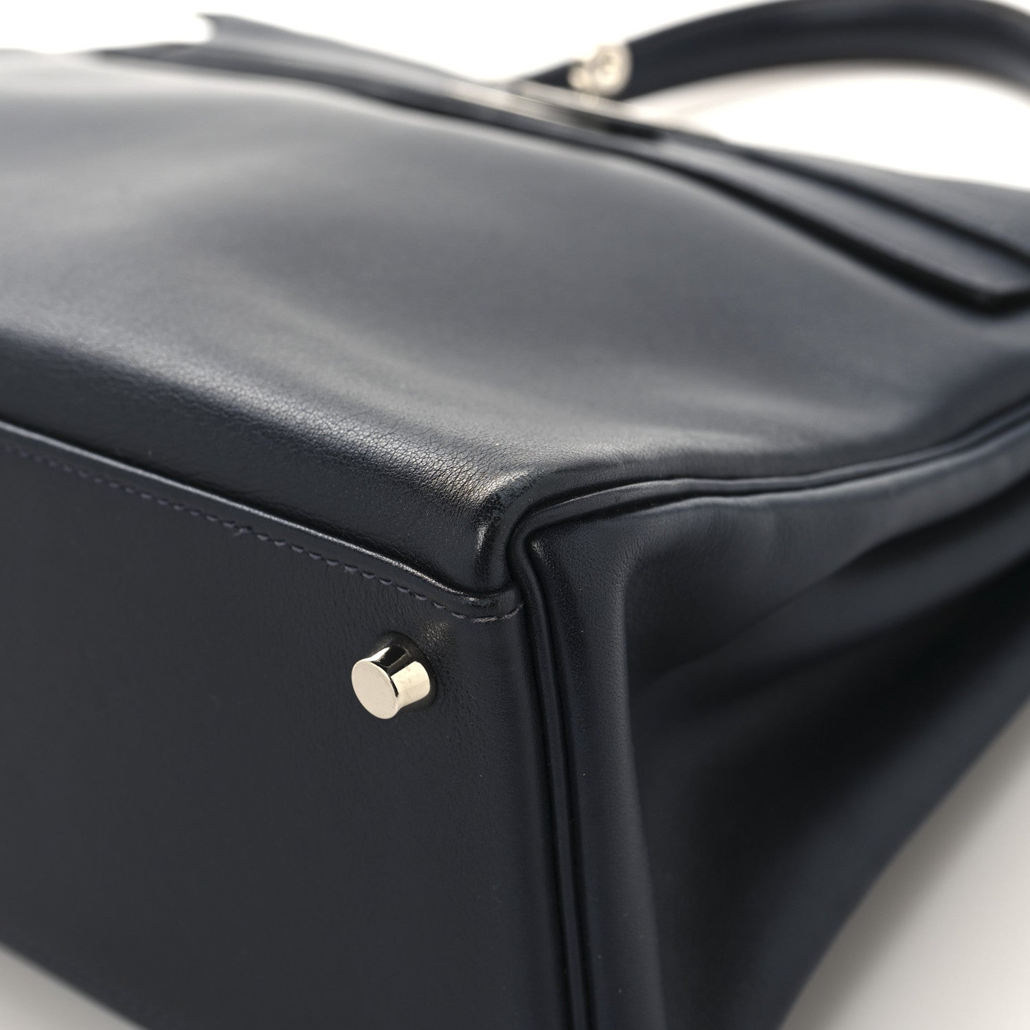 Hermes Swift Kelly Retourne 32 Bleu Indigo 10 of 16