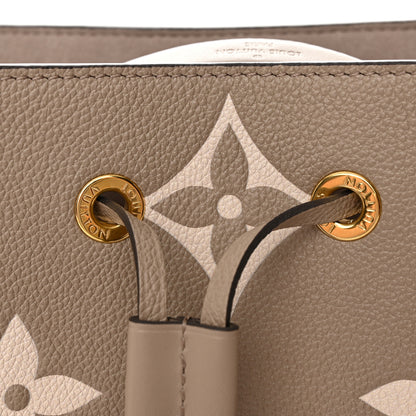 Louis Vuitton Empreinte Monogram Giant Neonoe MM Tourterelle Creme 12 of 13