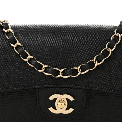 Chanel Lizard Mini Rectangular Flap Black 8 of 13