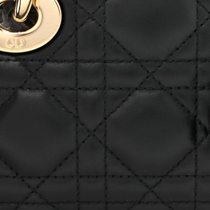 Christian Dior Lambskin Cannage Small Lady D-Joy Black 8 of 11