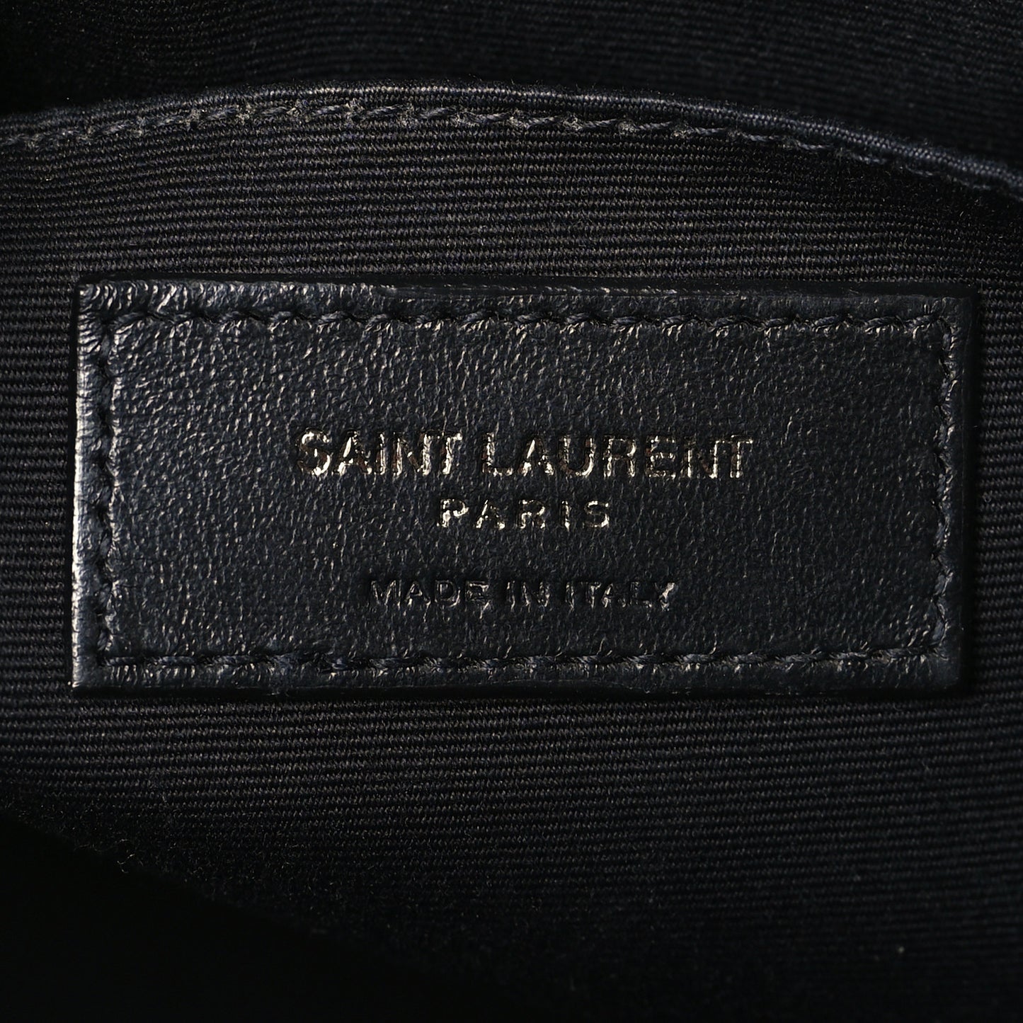 Calfskin Matelasse Monogram Lou Camera Bag Black
