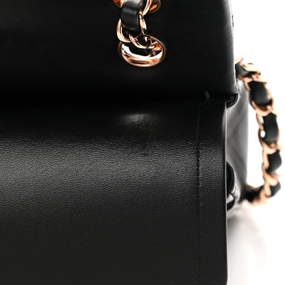 Chanel Lambskin Quilted Small Double Flap Black 12 of 16