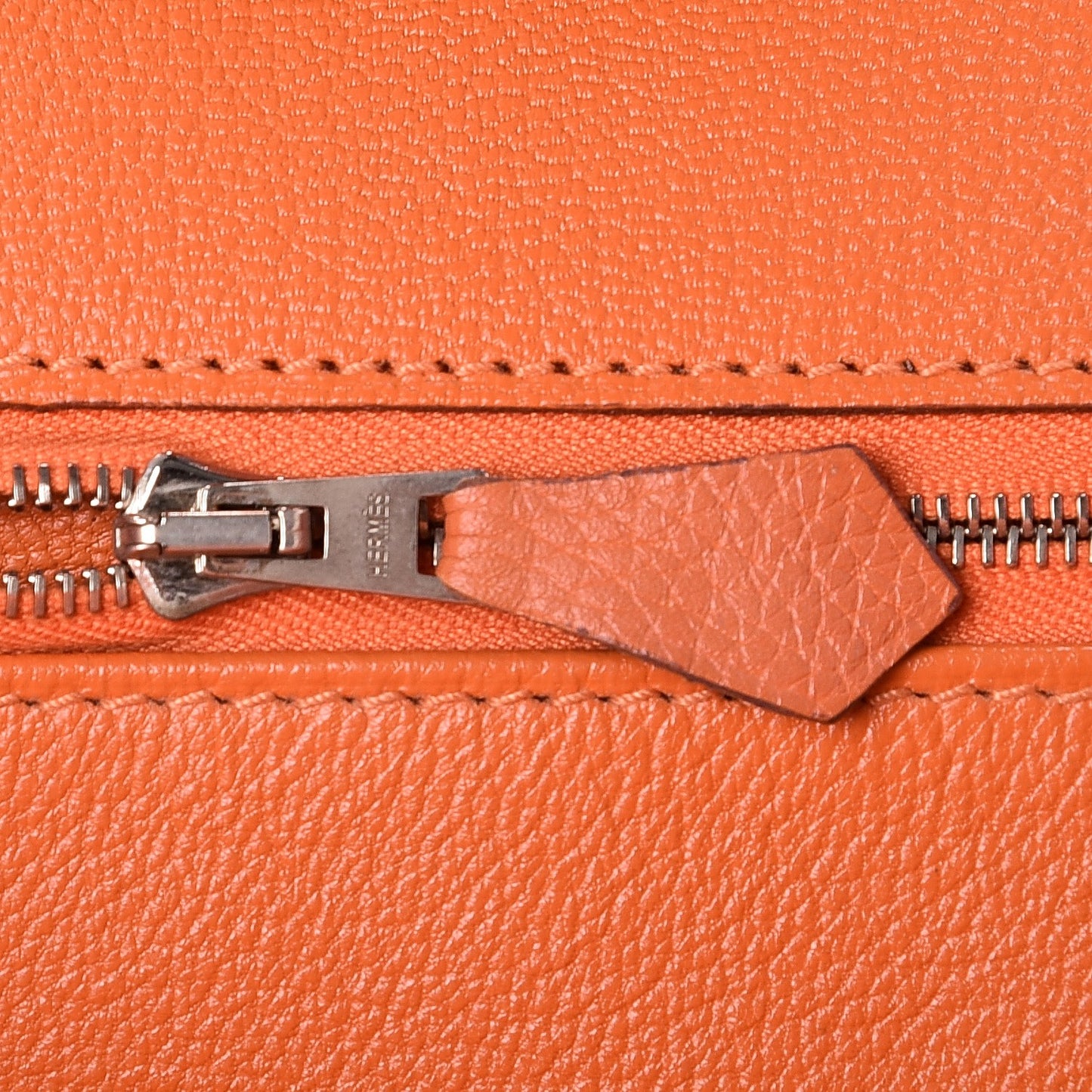 Taurillon Clemence Birkin 40 Orange
