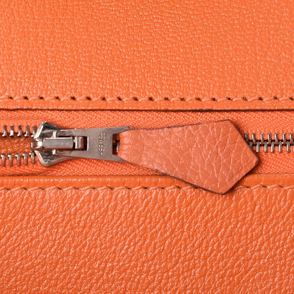 Hermes Taurillon Clemence Birkin 40 Orange 15 of 35