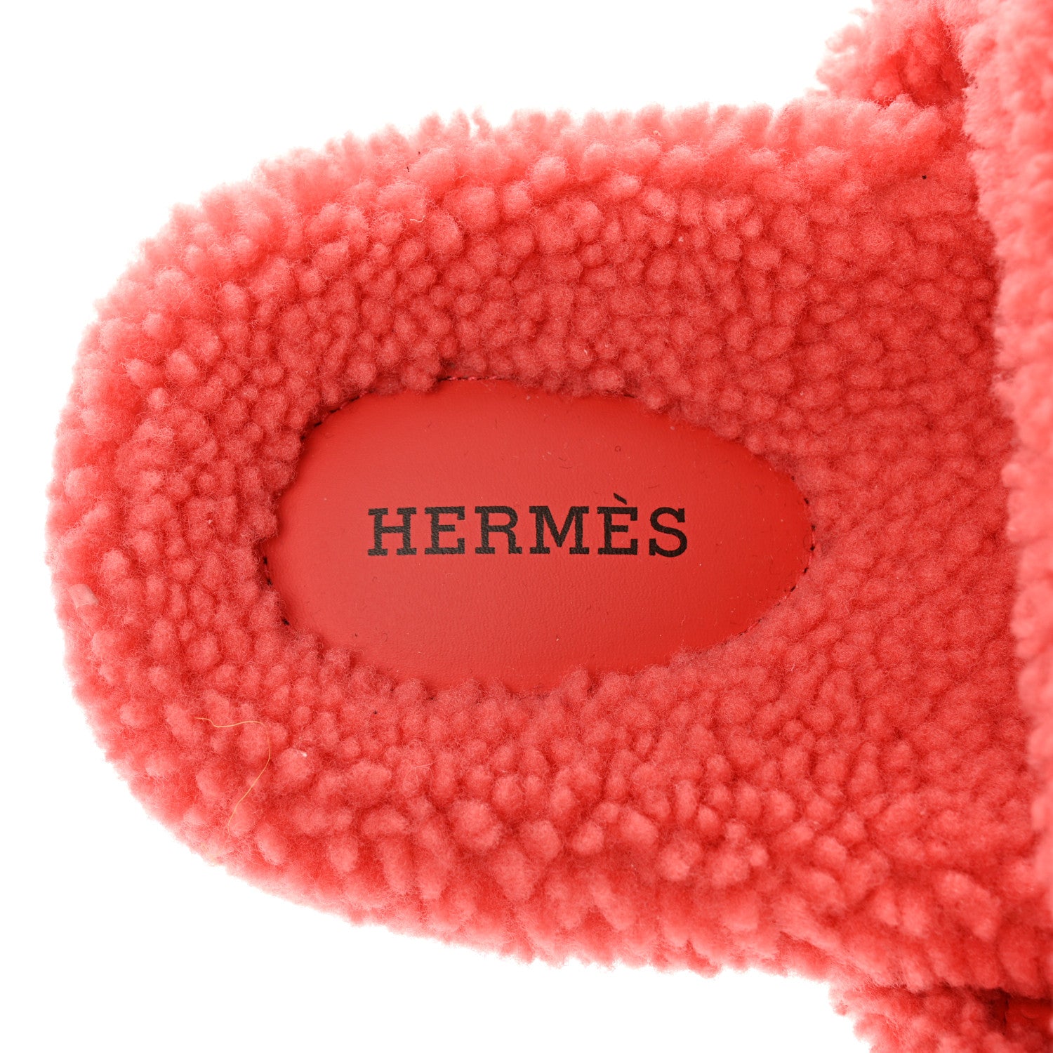 Hermes Woolskin Womens Chypre Sandals 41 Rose Du Desert 7 of 7