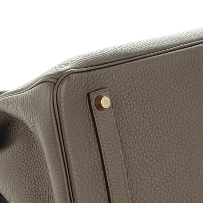 Hermes Togo Birkin 35 Etain 19 of 21