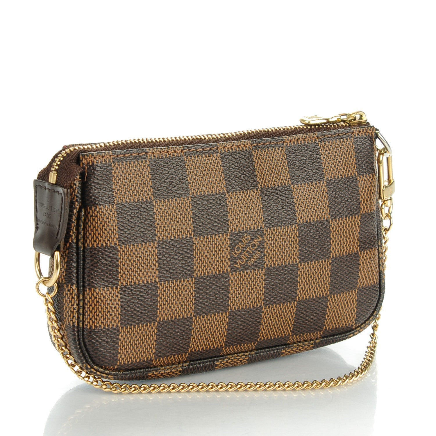 Louis Vuitton Damier Ebene Complice Trunks and Bags Mini Pochette Accessories Red 3 of 7