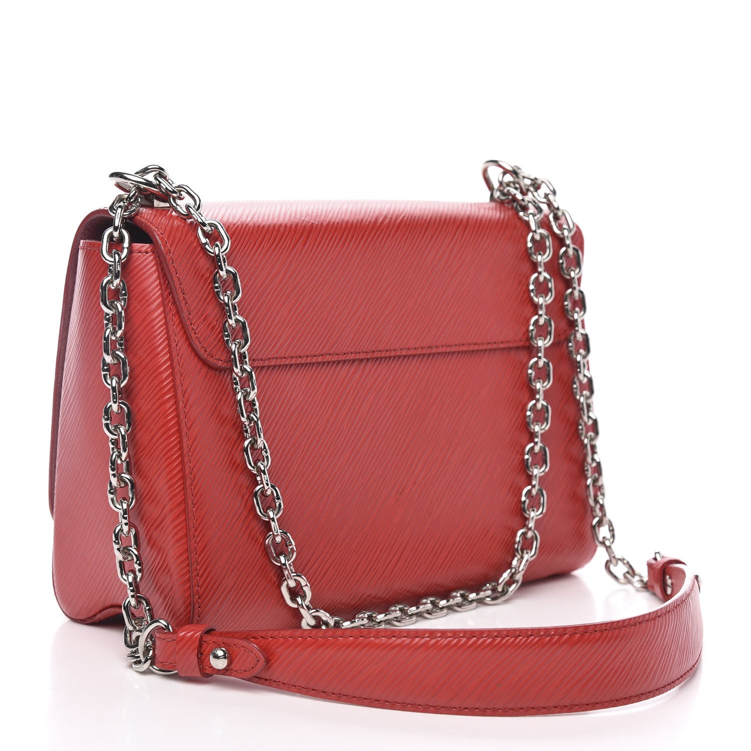 Louis Vuitton Epi Twist Shoulder Bag MM Coquelicot 3 of 10