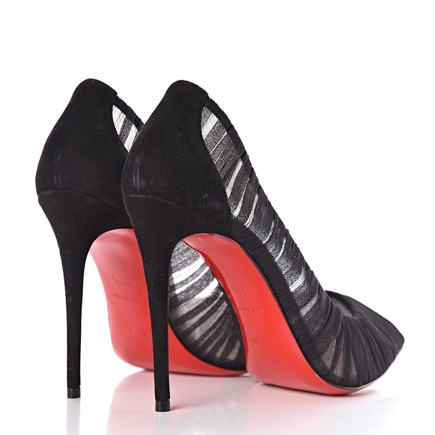 Tulle Suede Follies Draperia 100 Pumps 36.5 Black