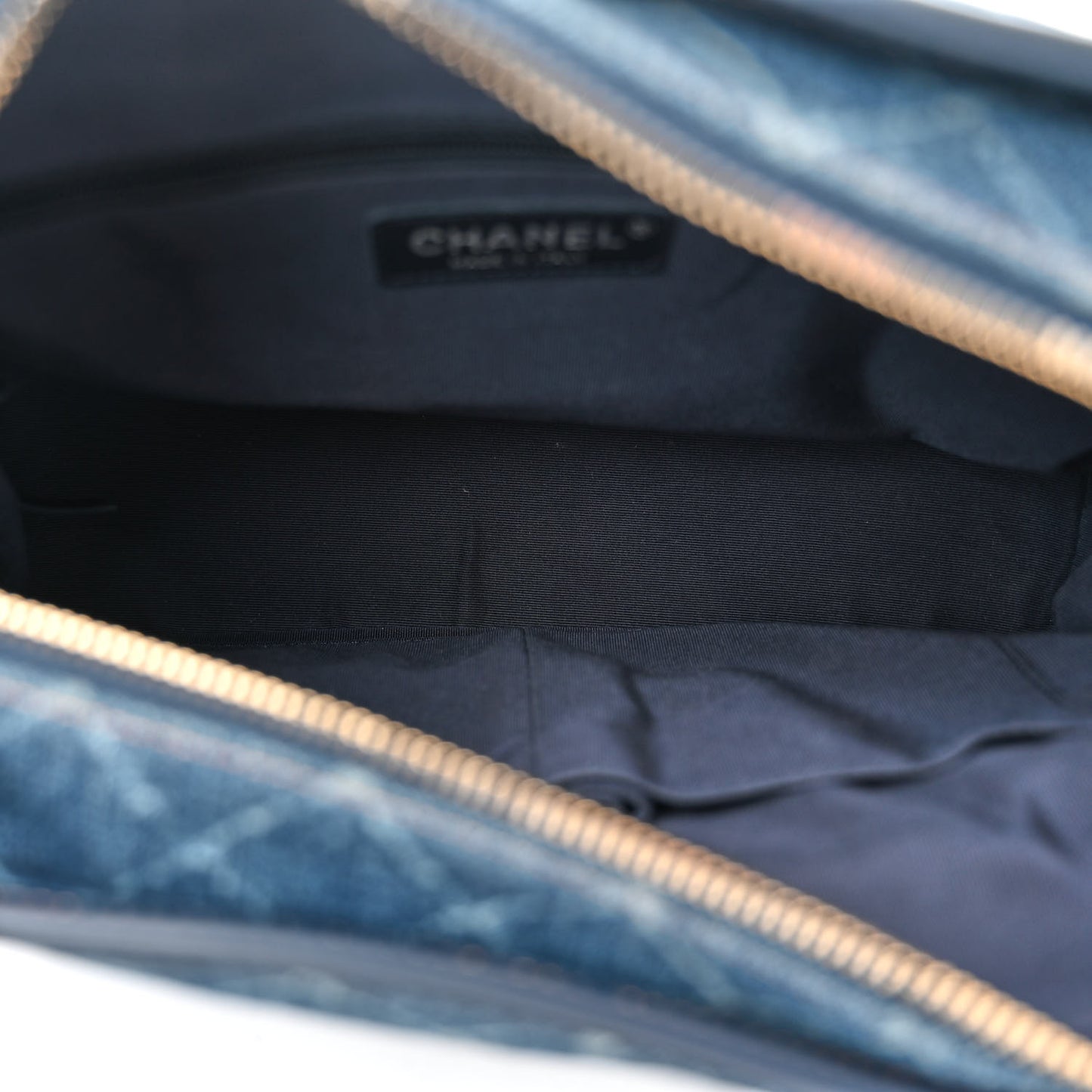 Denim Calfskin Medium Gabrielle Hobo Blue