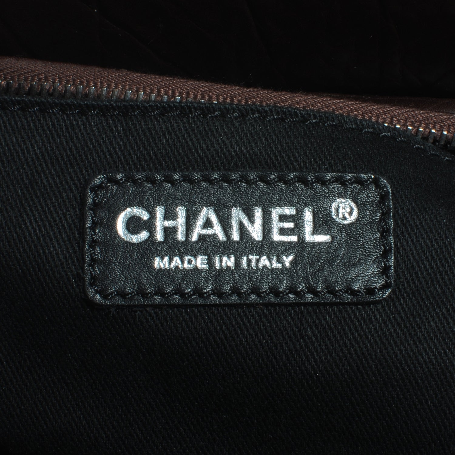Chanel Leather Lady Braid Tote Brown 6 of 7