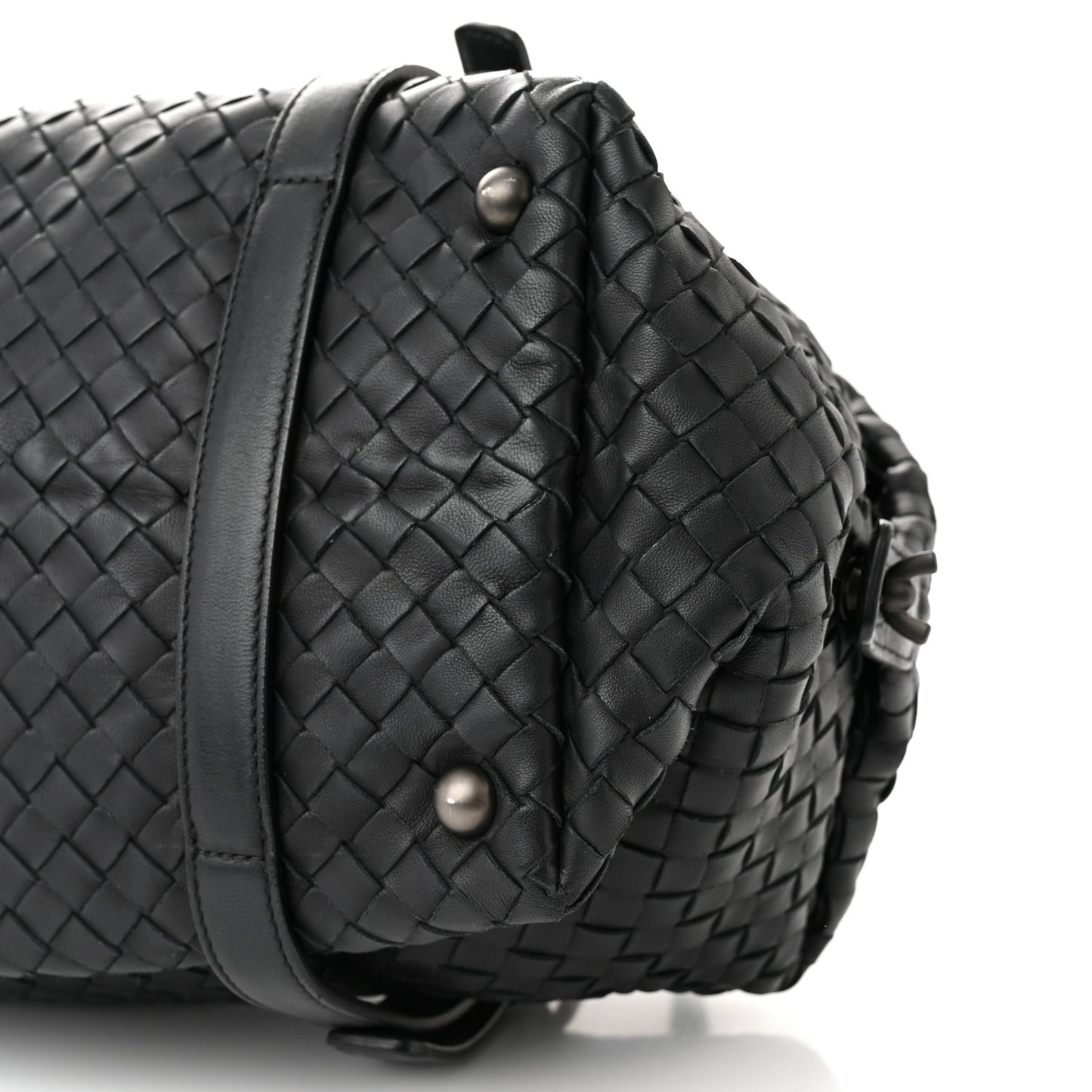Nappa Intrecciato Montaigne Bag Black