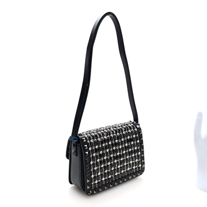 Valentino Garavani Rhinestone Small Rockstud Shoulder Bag Black 3 of 9