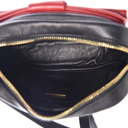 Prada Nappa Fiocco Bow Crossbody Clutch Black Fuoco 5 of 9