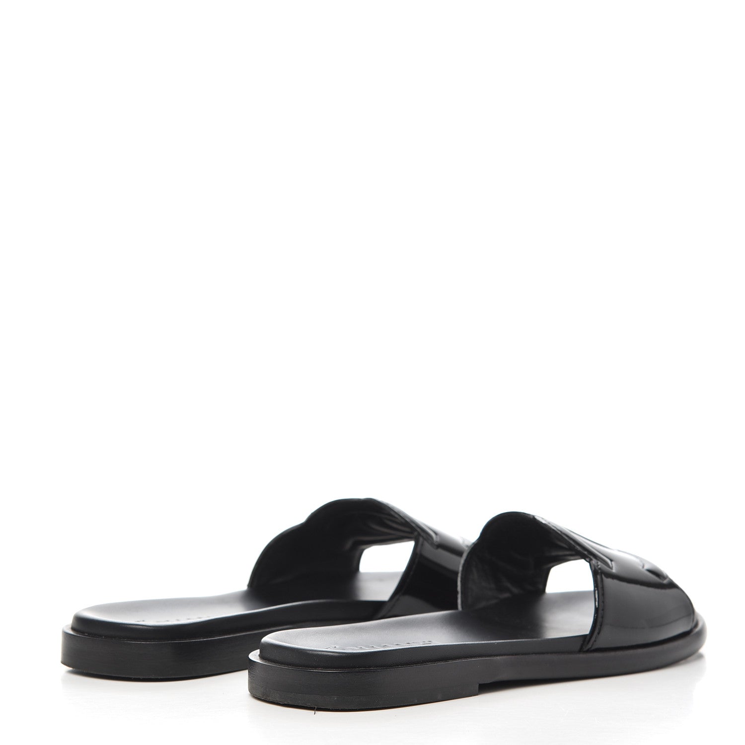 Chanel Patent Calfskin CC Slip On Mules 38 Black 4 of 11
